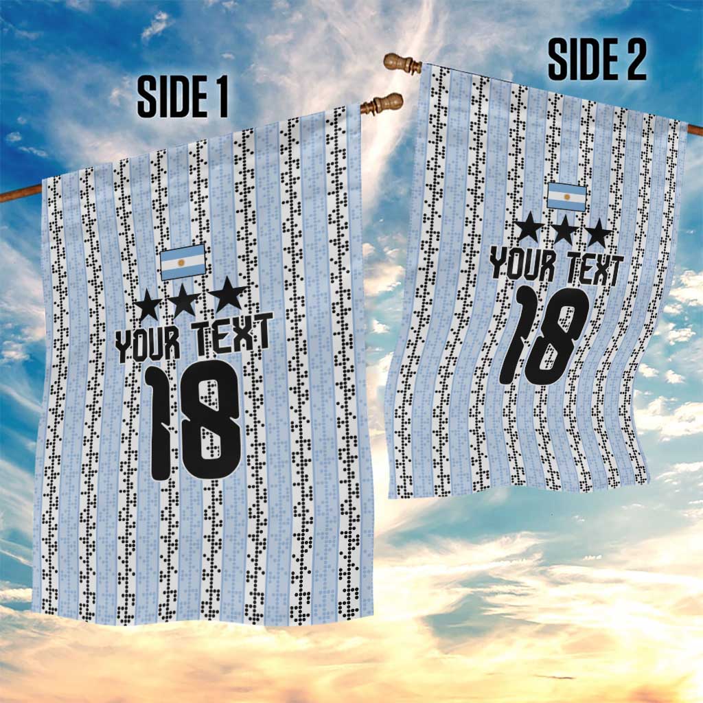 Custom Argentina Heritage Football Garden Flag La Albiceleste Glory Road to 2026