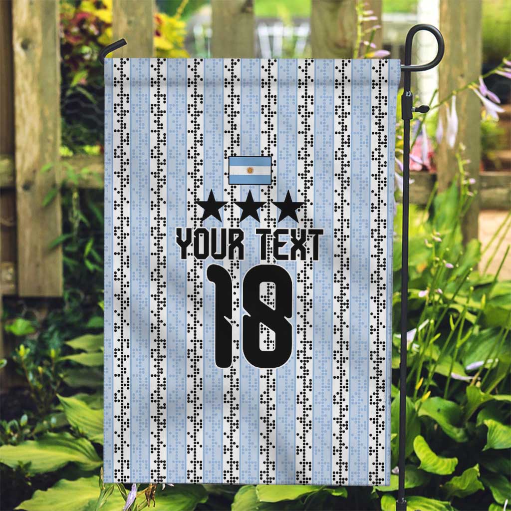 Custom Argentina Heritage Football Garden Flag La Albiceleste Glory Road to 2026