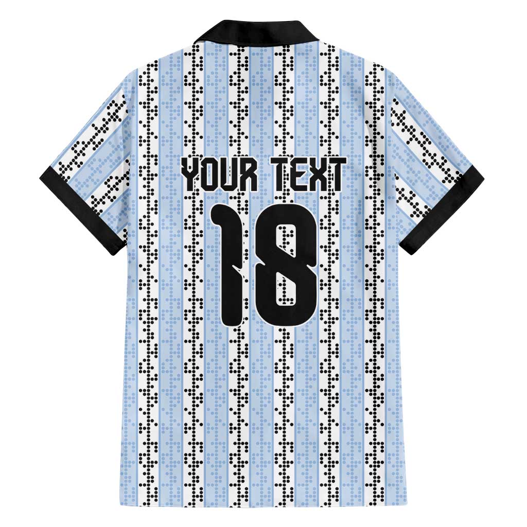 Custom Argentina Heritage Football Hawaiian Shirt La Albiceleste Glory Road to 2026