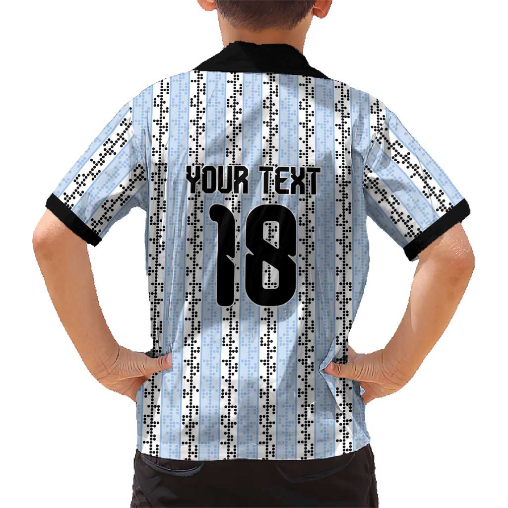 Custom Argentina Heritage Football Hawaiian Shirt La Albiceleste Glory Road to 2026