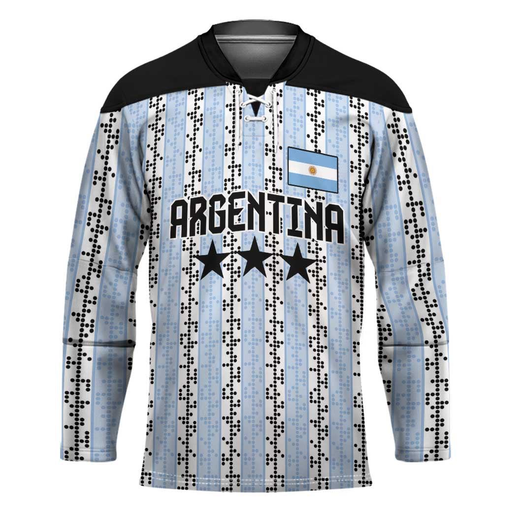 Custom Argentina Heritage Football Hockey Jersey La Albiceleste Glory Road to 2026