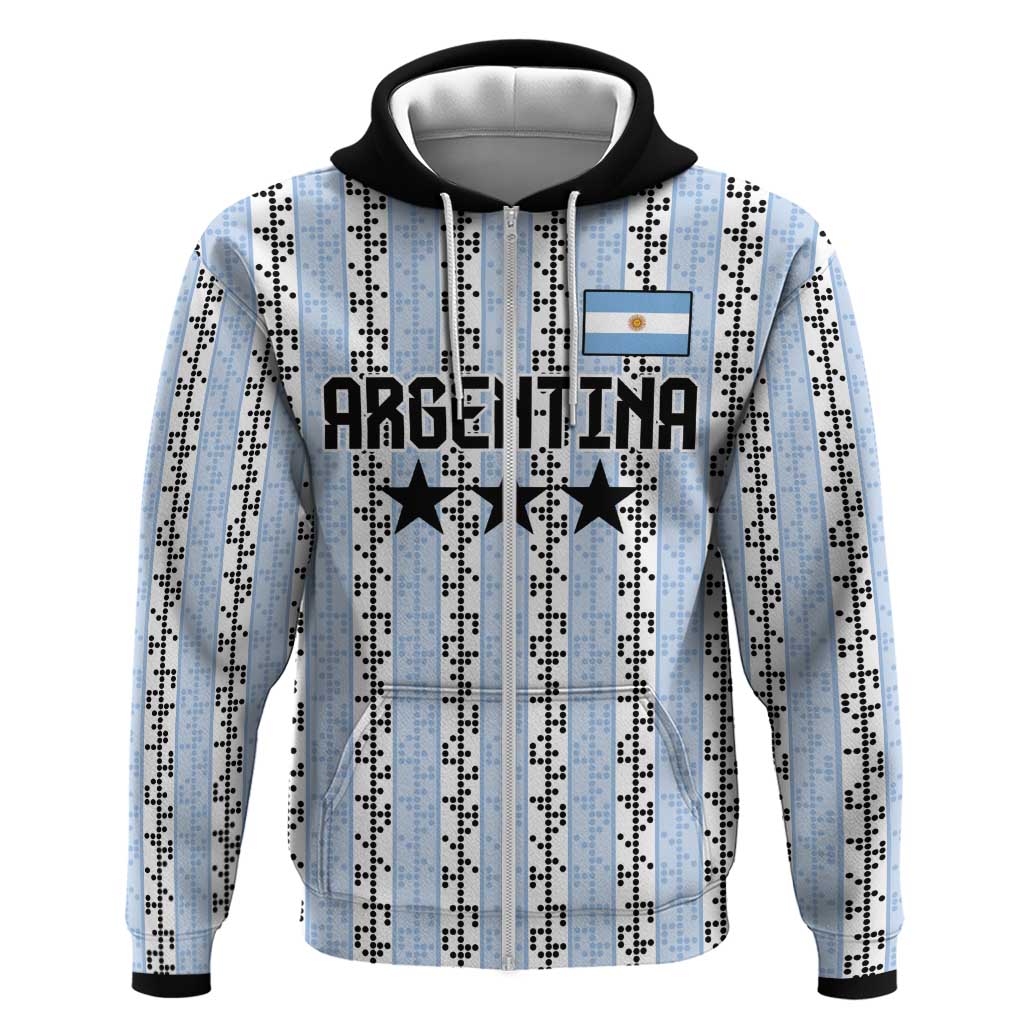 Custom Argentina Heritage Football Hoodie La Albiceleste Glory Road to 2026