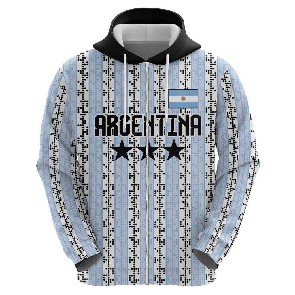 Custom Argentina Heritage Football Hoodie La Albiceleste Glory Road to 2026