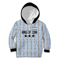 Custom Argentina Heritage Football Kid Hoodie La Albiceleste Glory Road to 2026