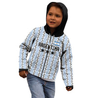 Custom Argentina Heritage Football Kid Hoodie La Albiceleste Glory Road to 2026