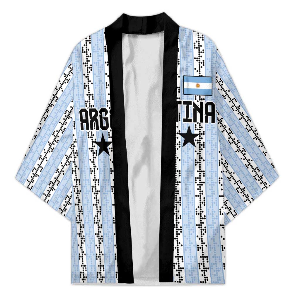 Custom Argentina Heritage Football Kimono La Albiceleste Glory Road to 2026