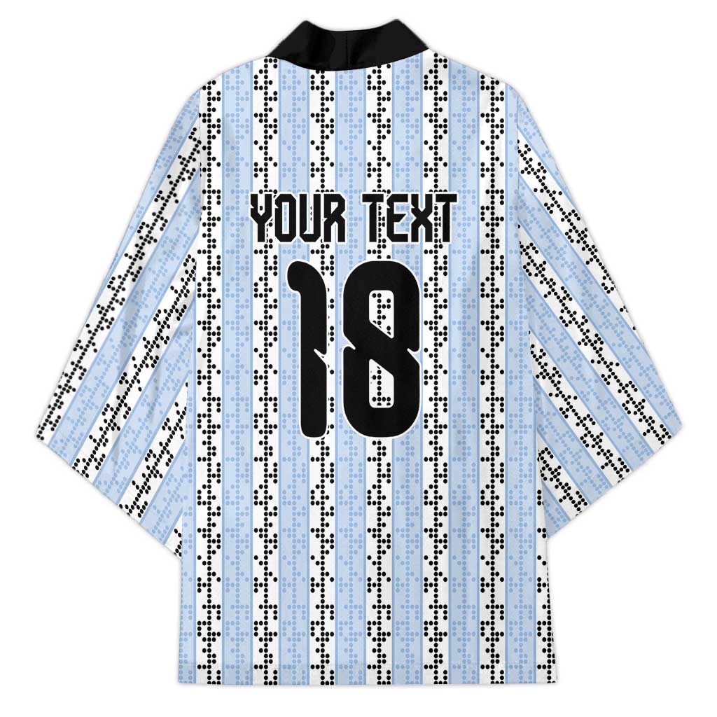 Custom Argentina Heritage Football Kimono La Albiceleste Glory Road to 2026