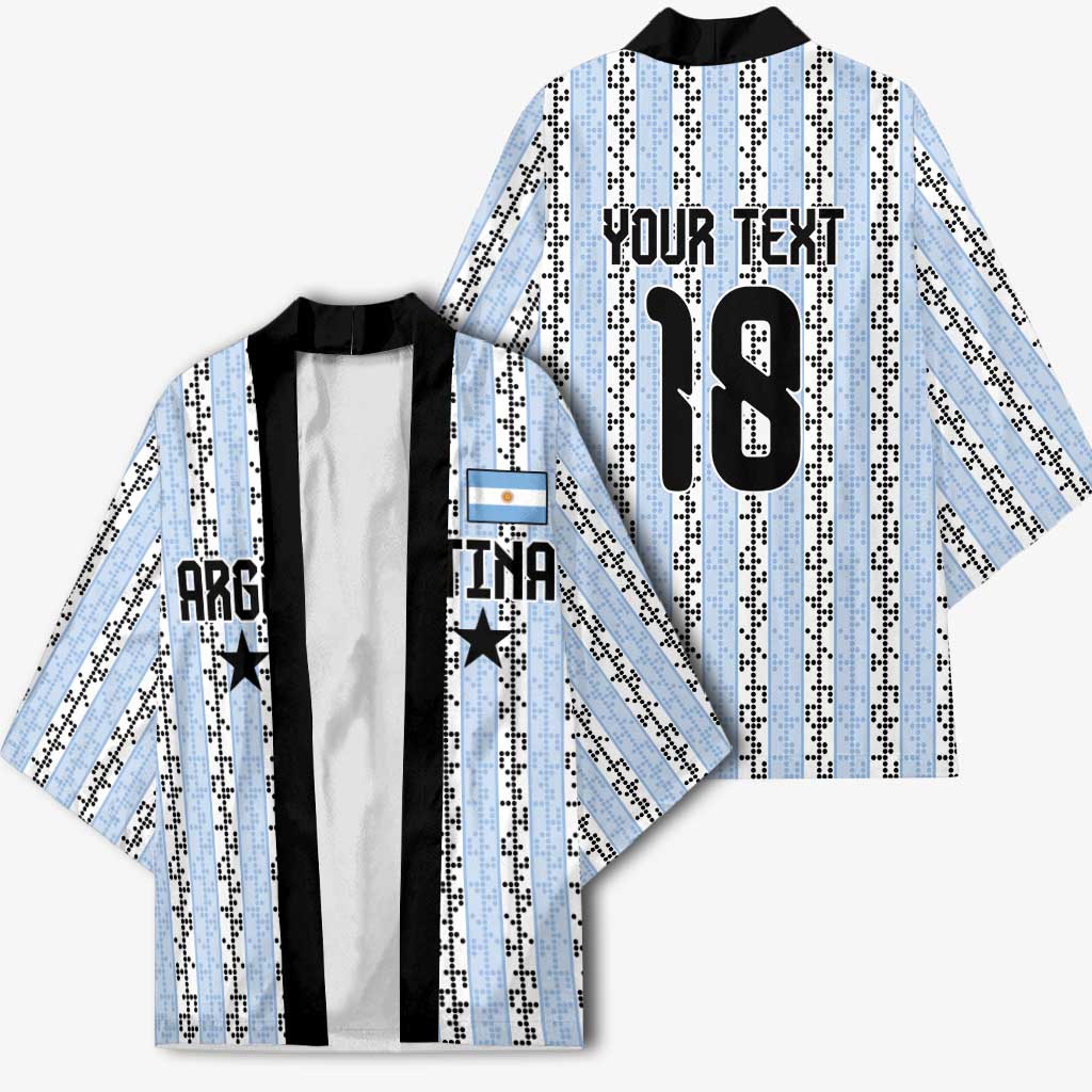 Custom Argentina Heritage Football Kimono La Albiceleste Glory Road to 2026