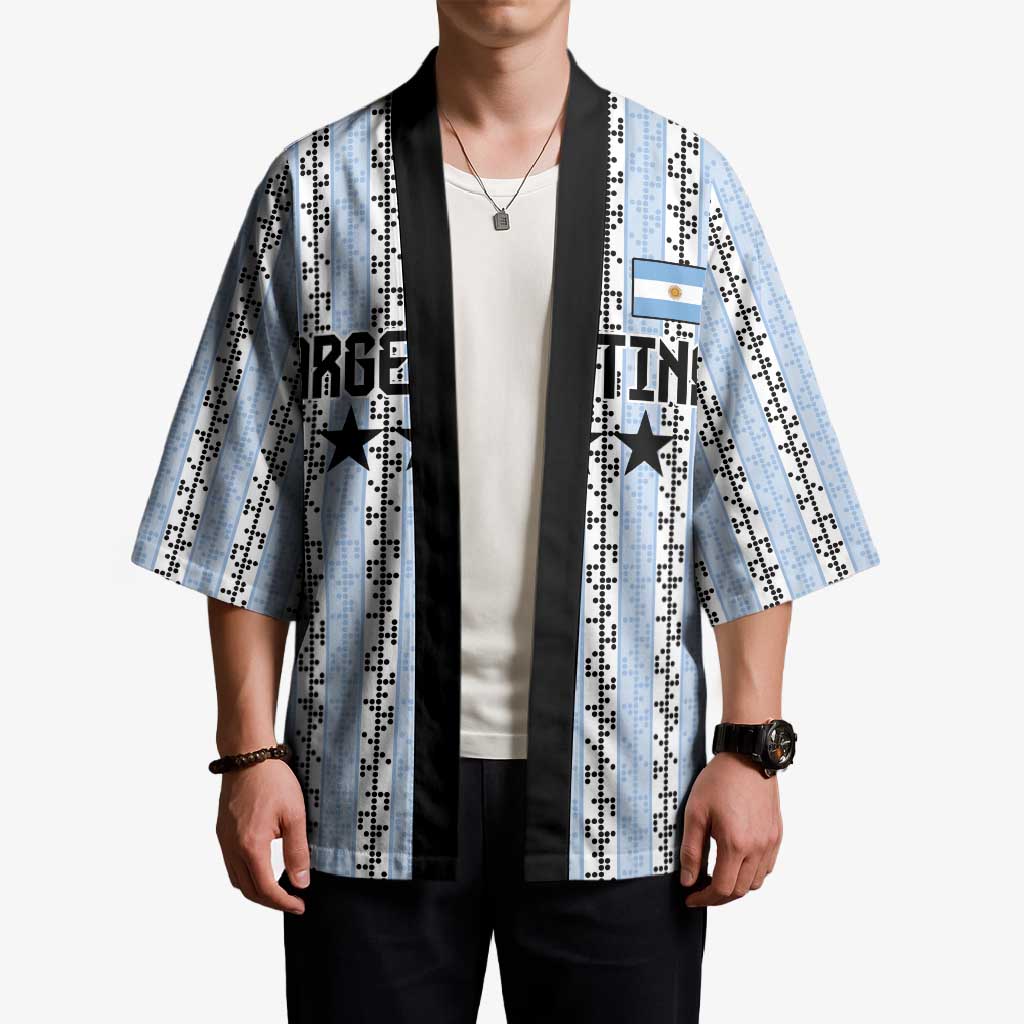 Custom Argentina Heritage Football Kimono La Albiceleste Glory Road to 2026