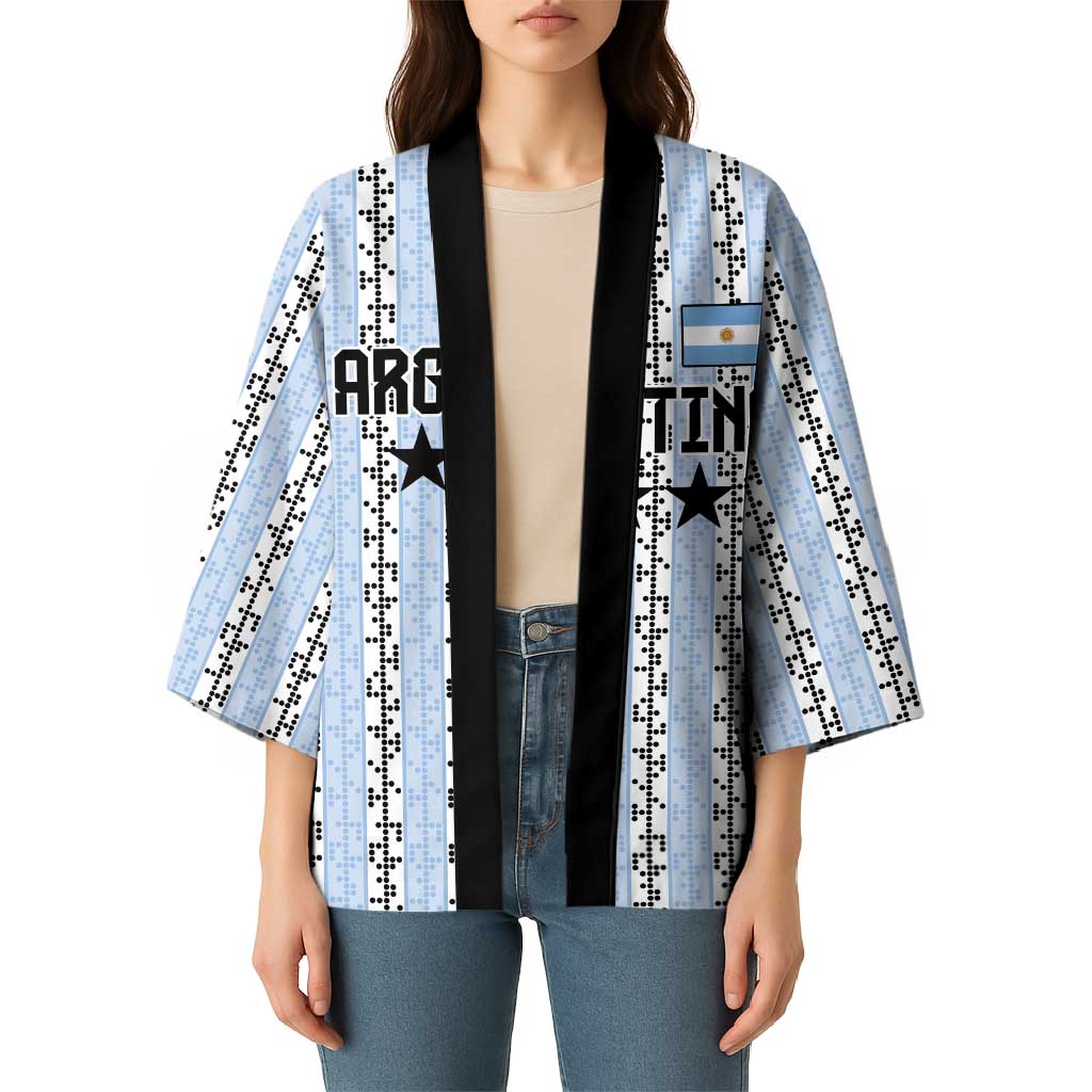 Custom Argentina Heritage Football Kimono La Albiceleste Glory Road to 2026