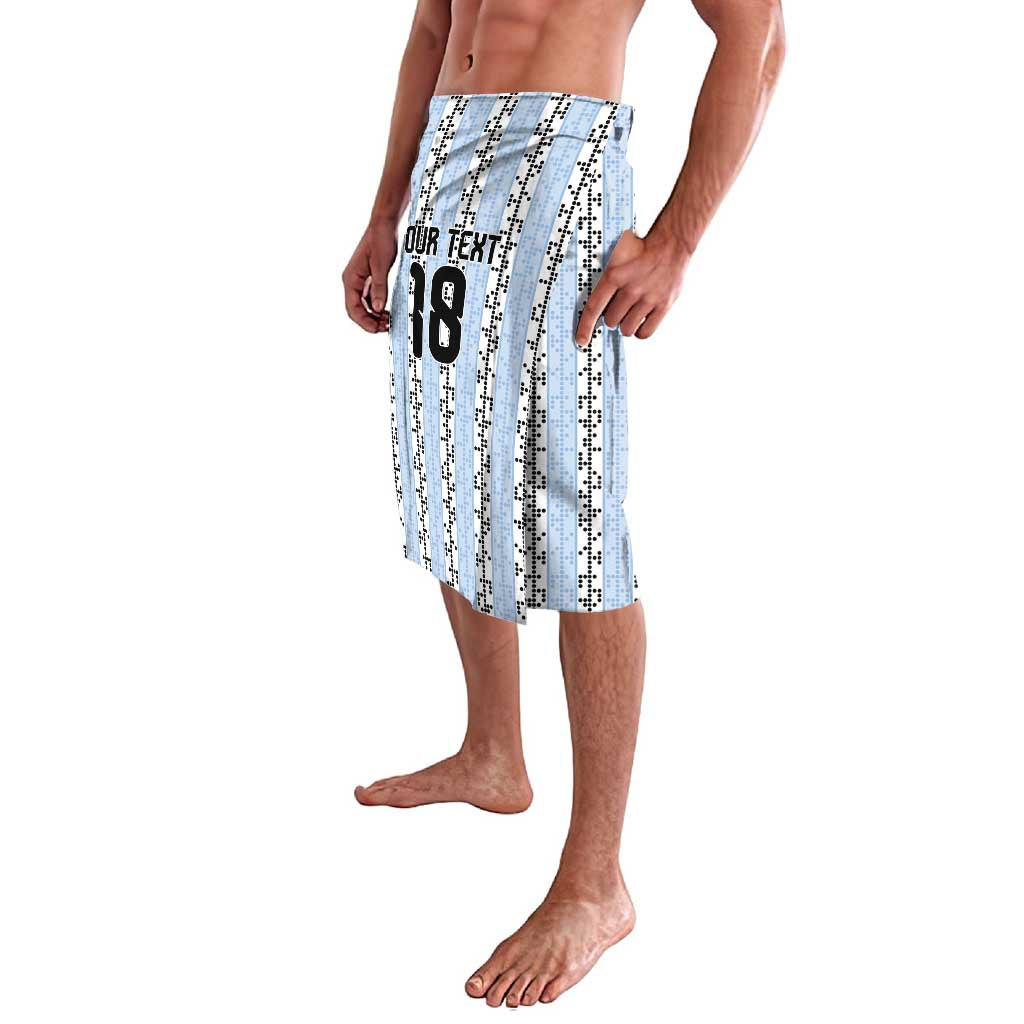Custom Argentina Heritage Football Lavalava La Albiceleste Glory Road to 2026