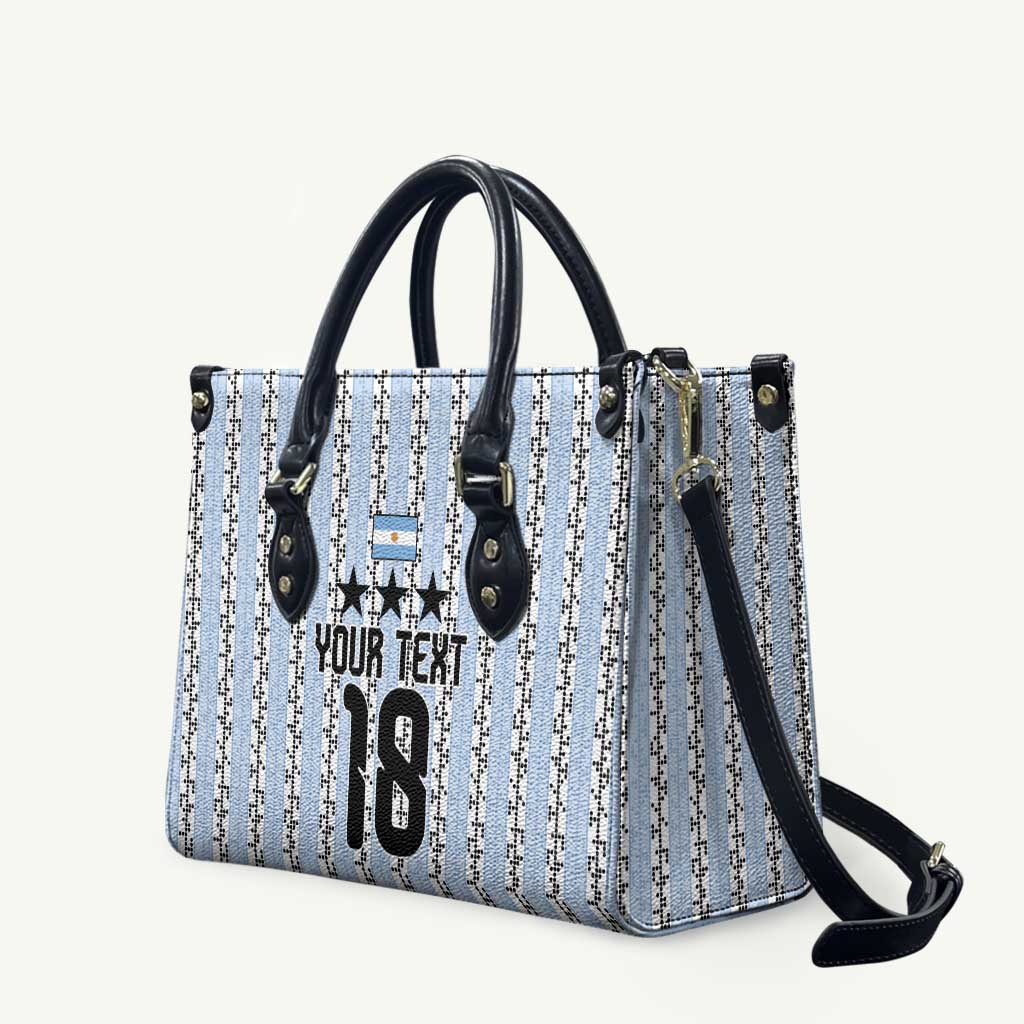 Custom Argentina Heritage Football Leather Bag La Albiceleste Glory Road to 2026