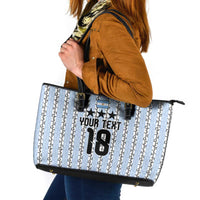 Custom Argentina Heritage Football Leather Tote Bag La Albiceleste Glory Road to 2026