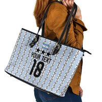 Custom Argentina Heritage Football Leather Tote Bag La Albiceleste Glory Road to 2026