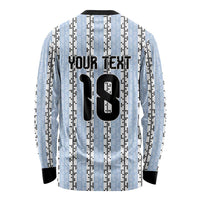 Custom Argentina Heritage Football Long Sleeve Shirt La Albiceleste Glory Road to 2026