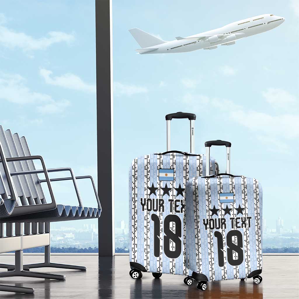 Custom Argentina Heritage Football Luggage Cover La Albiceleste Glory Road to 2026