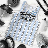 Custom Argentina Heritage Football Men Tank Top La Albiceleste Glory Road to 2026