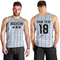 Custom Argentina Heritage Football Men Tank Top La Albiceleste Glory Road to 2026