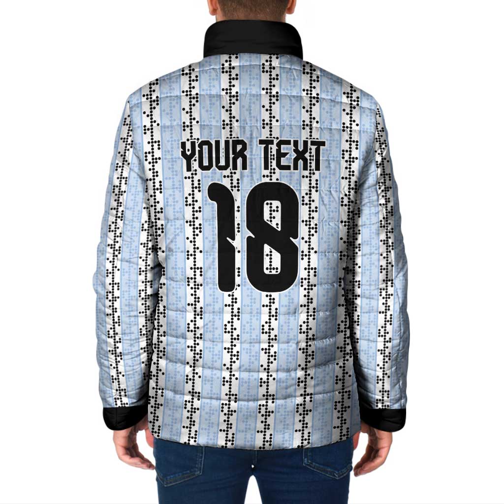 Custom Argentina Heritage Football Padded Jacket La Albiceleste Glory Road to 2026