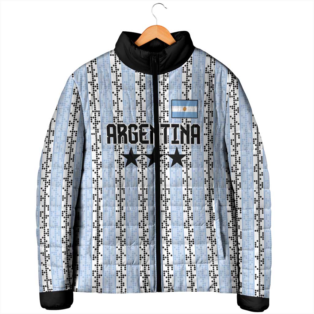 Custom Argentina Heritage Football Padded Jacket La Albiceleste Glory Road to 2026
