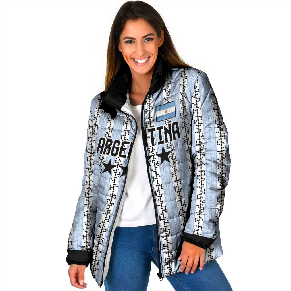 Custom Argentina Heritage Football Padded Jacket La Albiceleste Glory Road to 2026