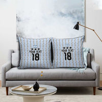 Custom Argentina Heritage Football Pillow Cover La Albiceleste Glory Road to 2026
