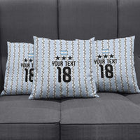 Custom Argentina Heritage Football Pillow Cover La Albiceleste Glory Road to 2026