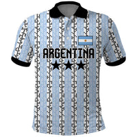 Custom Argentina Heritage Football Polo Shirt La Albiceleste Glory Road to 2026
