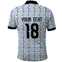 Custom Argentina Heritage Football Polo Shirt La Albiceleste Glory Road to 2026