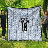 Custom Argentina Heritage Football Quilt La Albiceleste Glory Road to 2026
