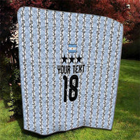 Custom Argentina Heritage Football Quilt La Albiceleste Glory Road to 2026
