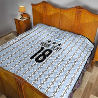 Custom Argentina Heritage Football Quilt La Albiceleste Glory Road to 2026