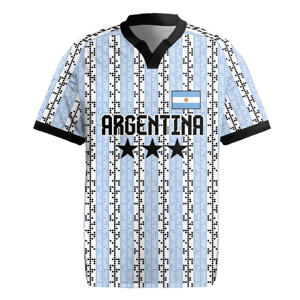 Custom Argentina Heritage Football Rugby Jersey La Albiceleste Glory Road to 2026