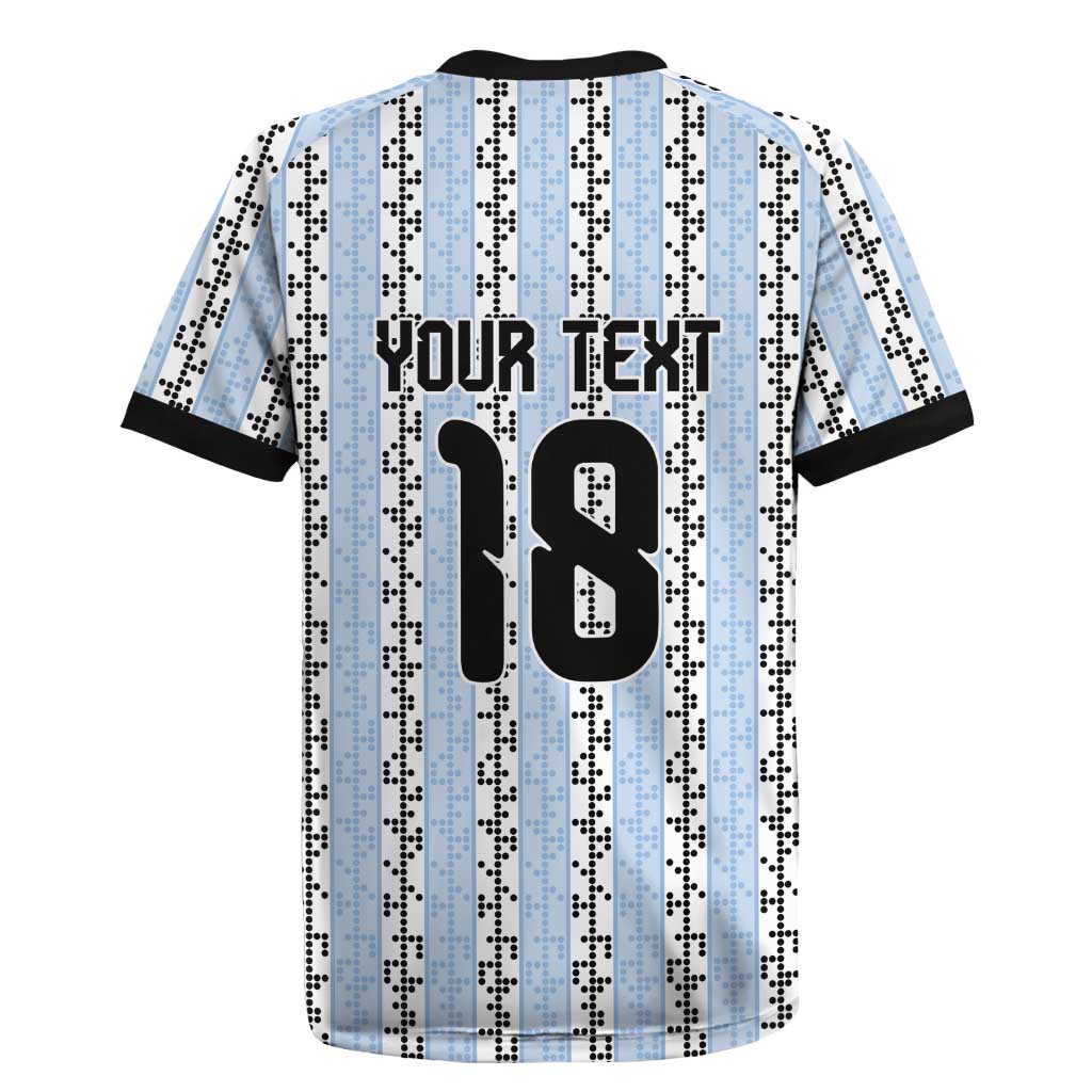 Custom Argentina Heritage Football Rugby Jersey La Albiceleste Glory Road to 2026