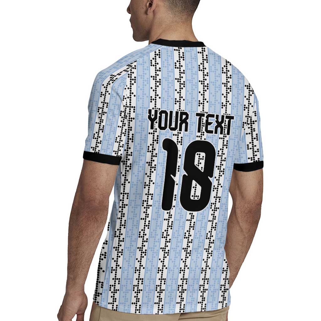 Custom Argentina Heritage Football Rugby Jersey La Albiceleste Glory Road to 2026