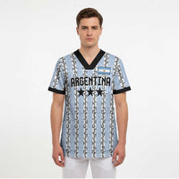 Custom Argentina Heritage Football Scrub Top La Albiceleste Glory Road to 2026