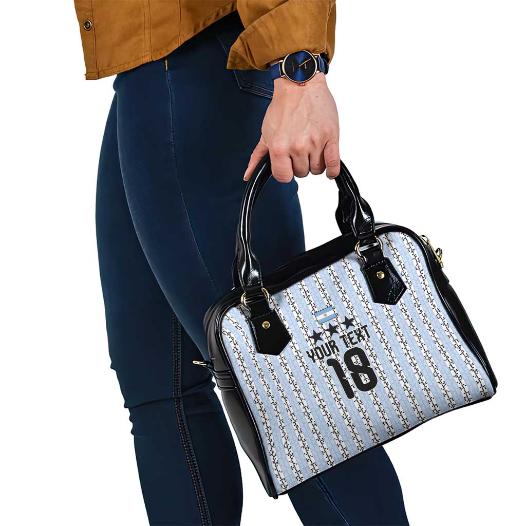 Custom Argentina Heritage Football Shoulder Handbag La Albiceleste Glory Road to 2026