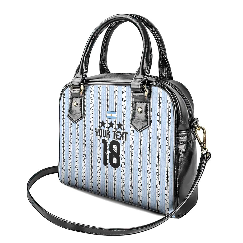 Custom Argentina Heritage Football Shoulder Handbag La Albiceleste Glory Road to 2026