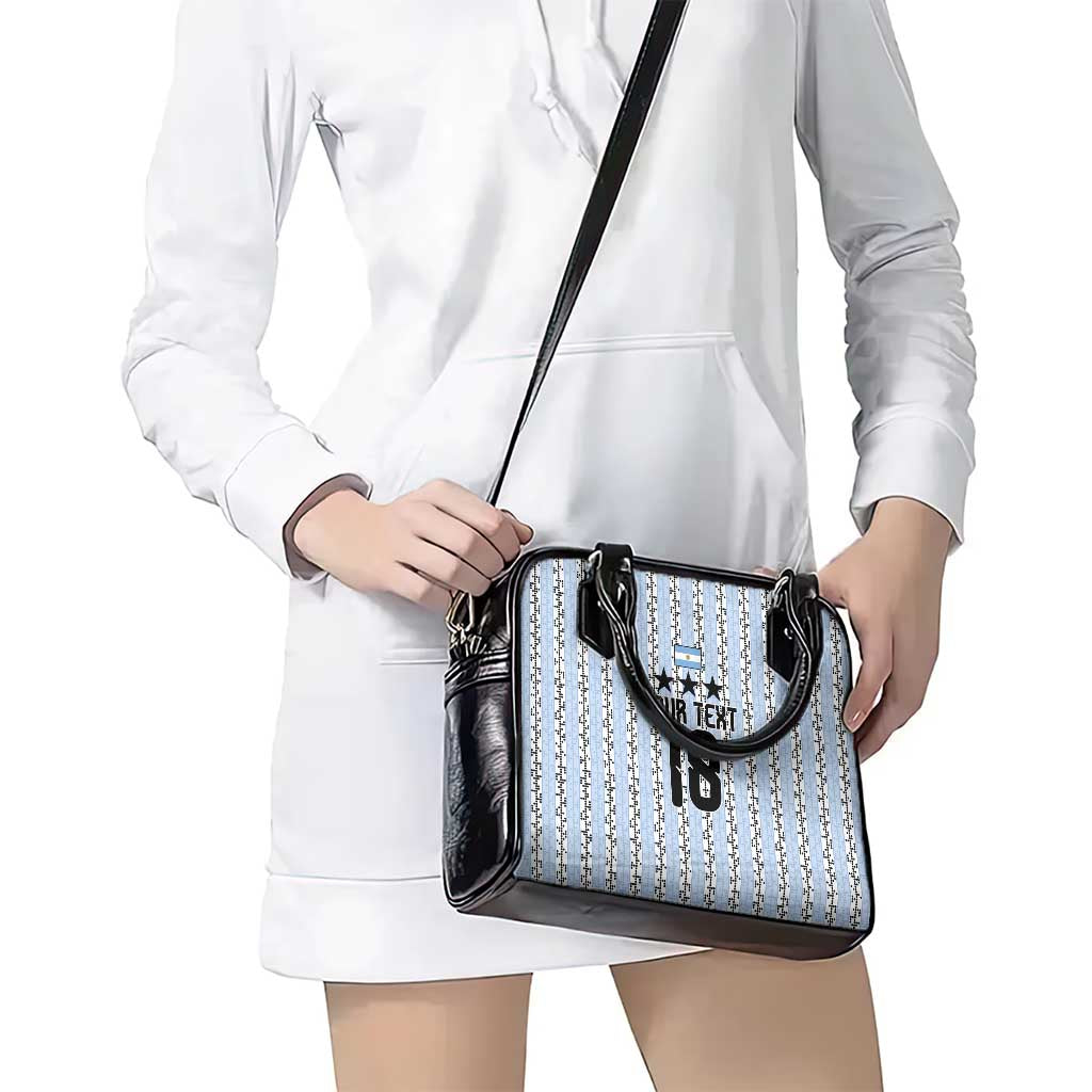 Custom Argentina Heritage Football Shoulder Handbag La Albiceleste Glory Road to 2026