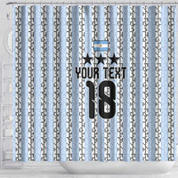 Custom Argentina Heritage Football Shower Curtain La Albiceleste Glory Road to 2026