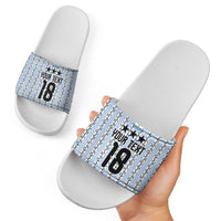 Custom Argentina Heritage Football Slide Sandals La Albiceleste Glory Road to 2026