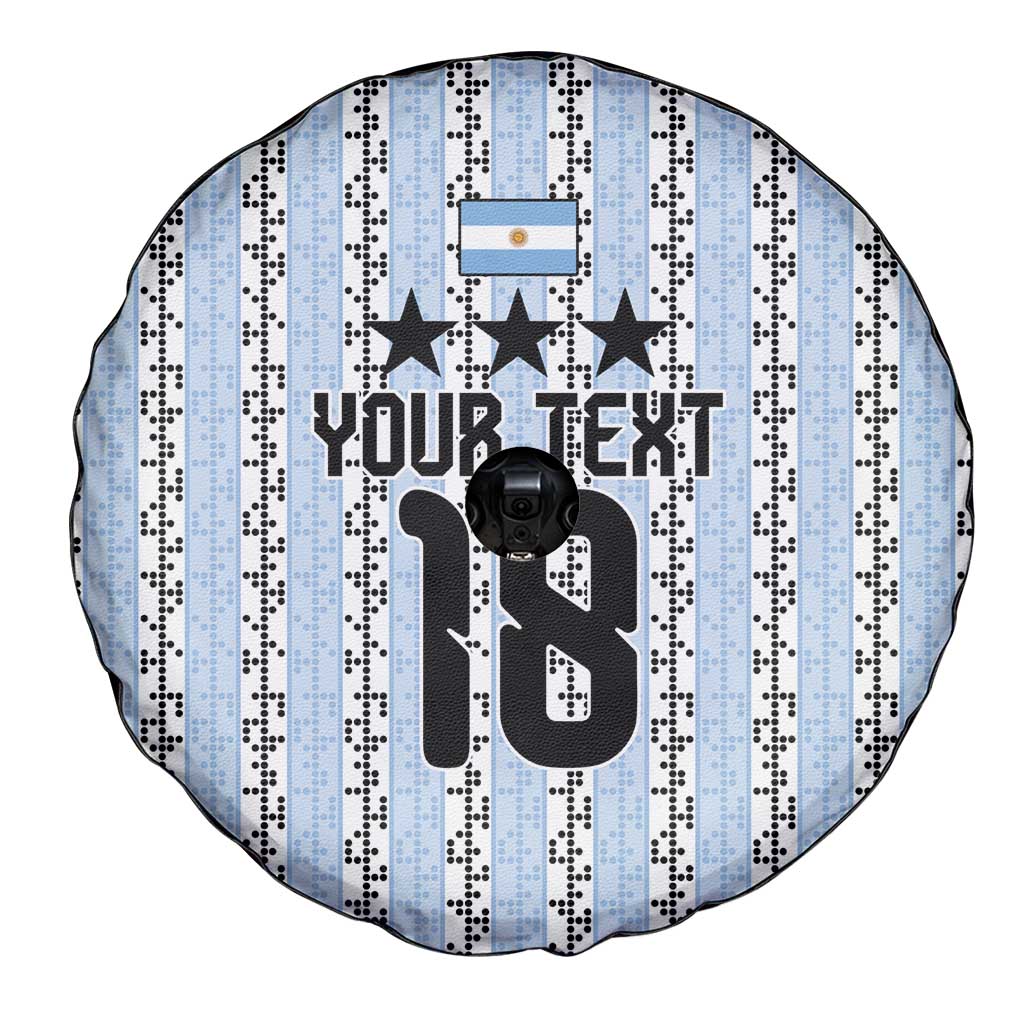 Custom Argentina Heritage Football Spare Tire Cover La Albiceleste Glory Road to 2026