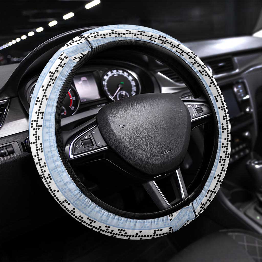 Argentina Heritage Football Steering Wheel Cover La Albiceleste Glory Road to 2026