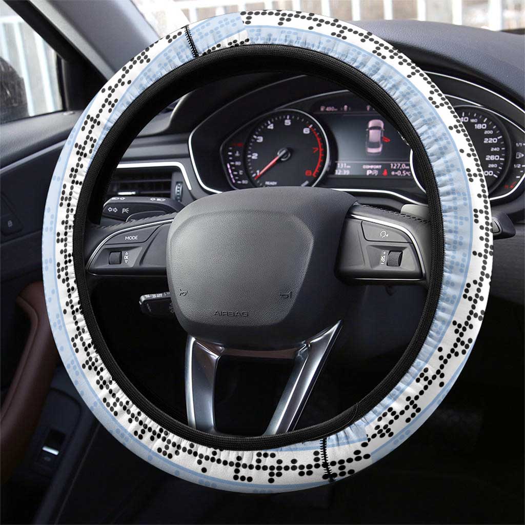 Argentina Heritage Football Steering Wheel Cover La Albiceleste Glory Road to 2026