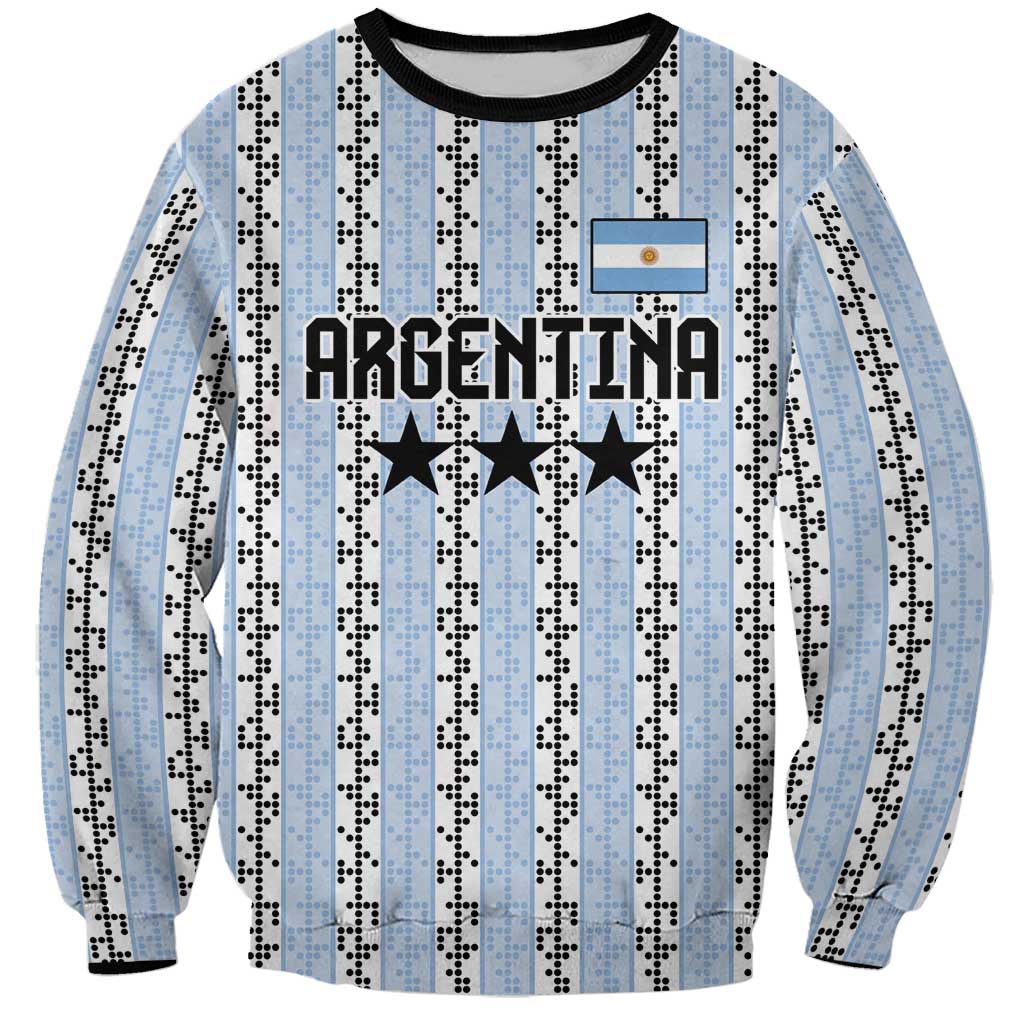 Custom Argentina Heritage Football Sweatshirt La Albiceleste Glory Road to 2026