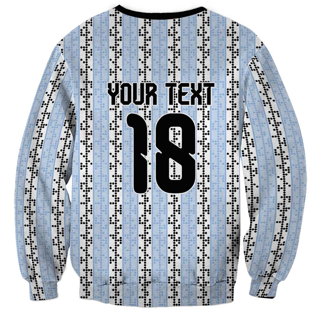 Custom Argentina Heritage Football Sweatshirt La Albiceleste Glory Road to 2026