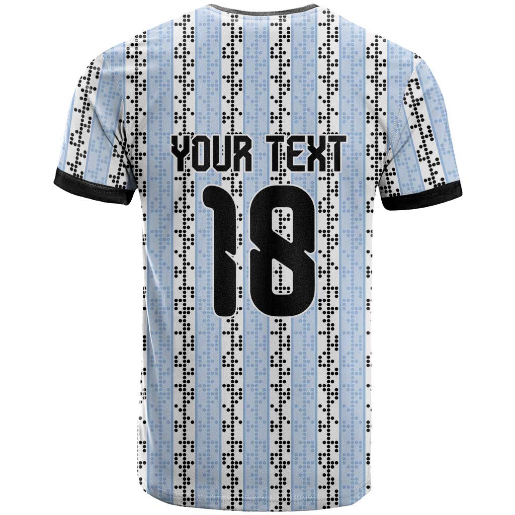 Custom Argentina Heritage Football T Shirt La Albiceleste Glory Road to 2026