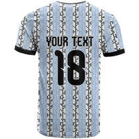 Custom Argentina Heritage Football T Shirt La Albiceleste Glory Road to 2026