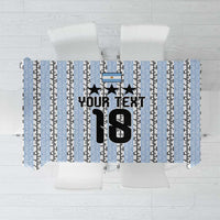 Custom Argentina Heritage Football Tablecloth La Albiceleste Glory Road to 2026