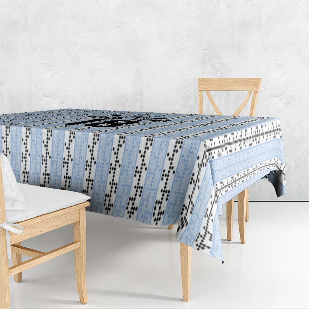 Custom Argentina Heritage Football Tablecloth La Albiceleste Glory Road to 2026